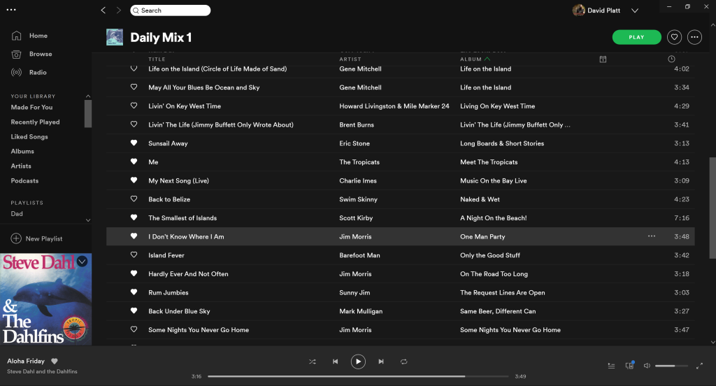 Figure 1 Spotify PC App
Way Too Complicated for My Dad
Tricky Even for Me